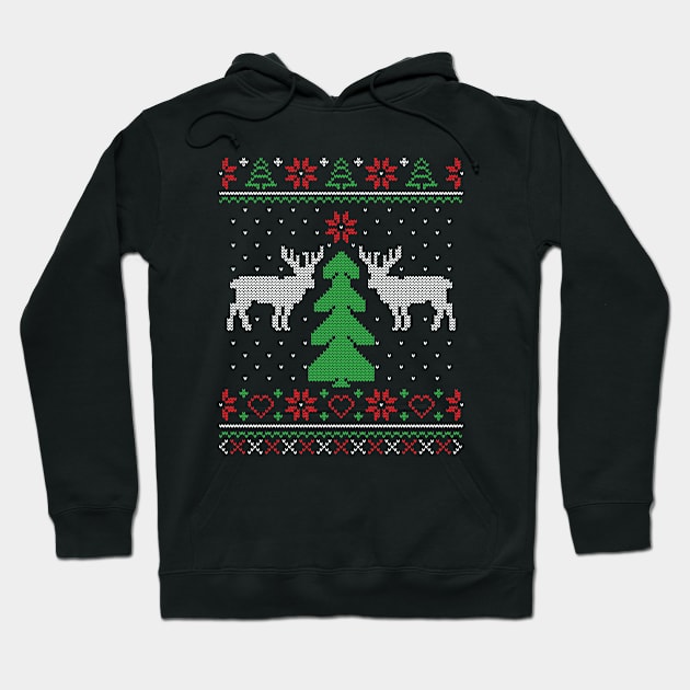 Funny Christmas Design Hoodie by gdimido